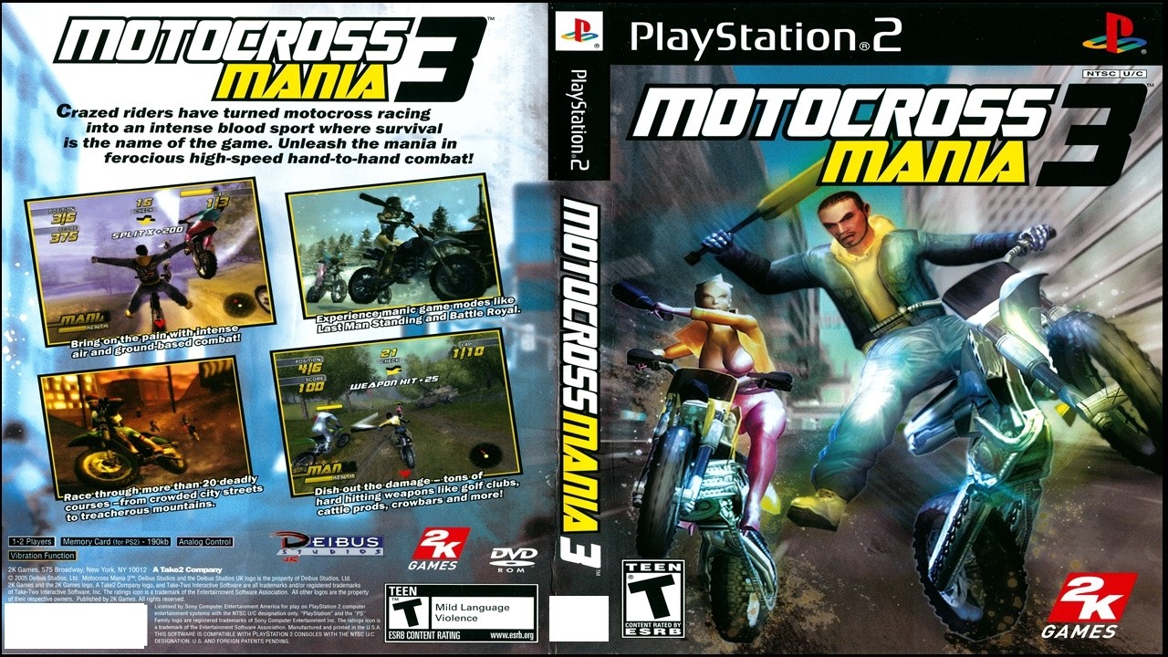 JOGO DE PORRADA DE MOTO  | MOTOCROSS MANIA 3