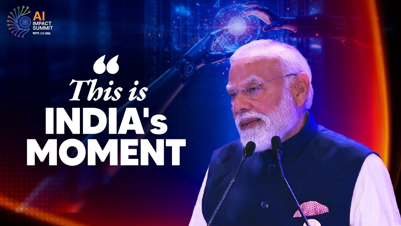 We are here to witness India's moment to lead the AI race worldwide!