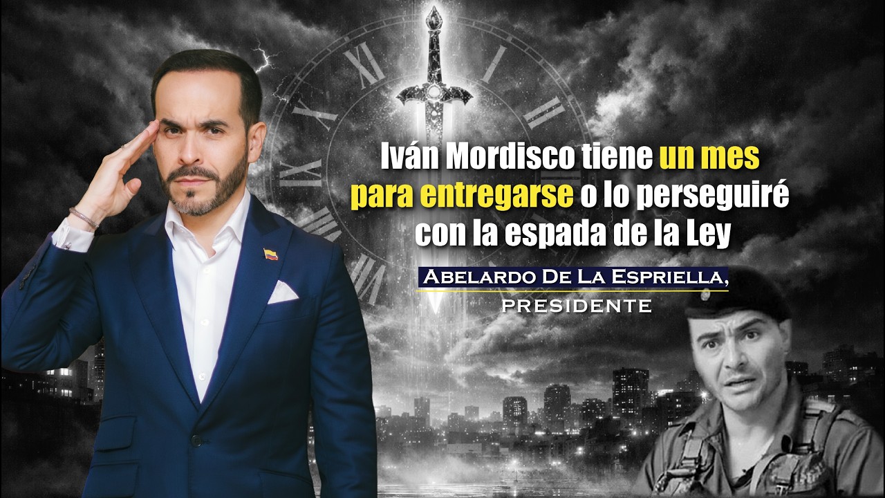 IVÁN MORDISCO: TIENES UN MES PARA ENTREGARTE O TE PERSEGUIRÉ CON LA ESPADA DE LA LEY