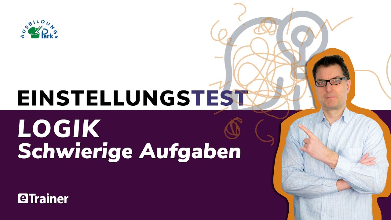 🧠 Einstellungstest Knifflige Logikaufgaben: Teste dein logisches Denken mit 5 Beispielen! #logik