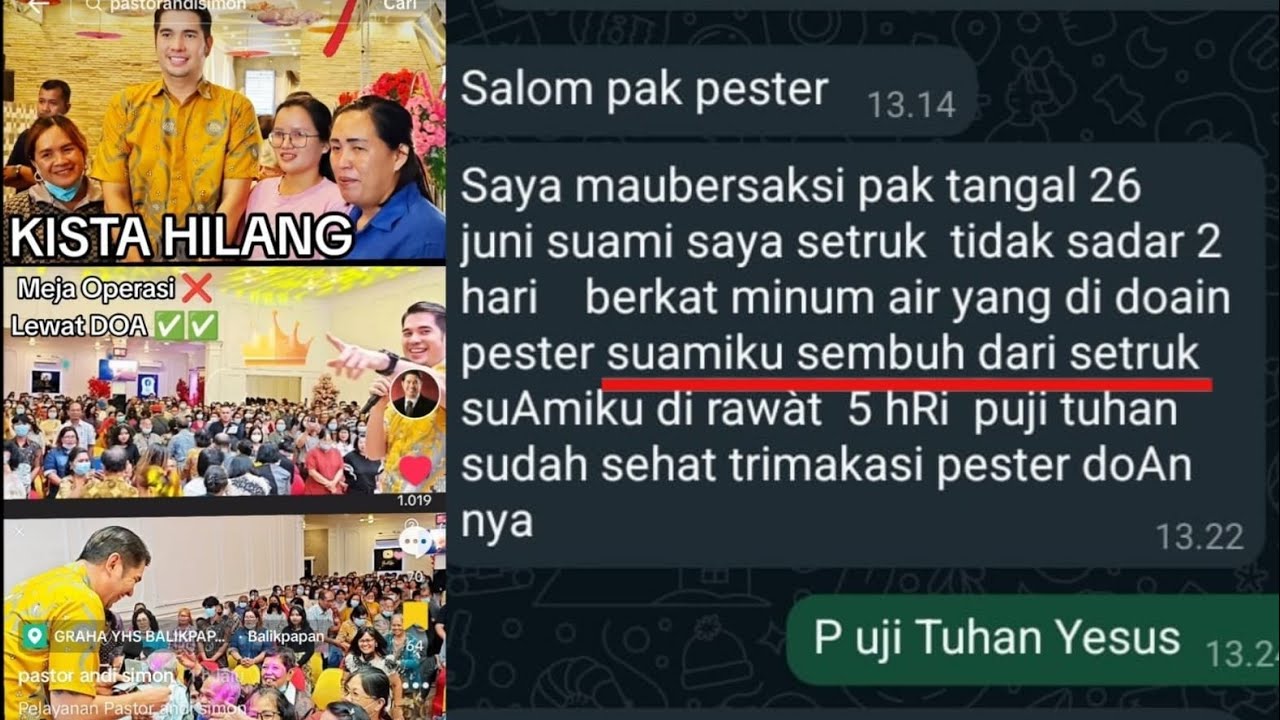 Sembuh  dari struk & kista hilang