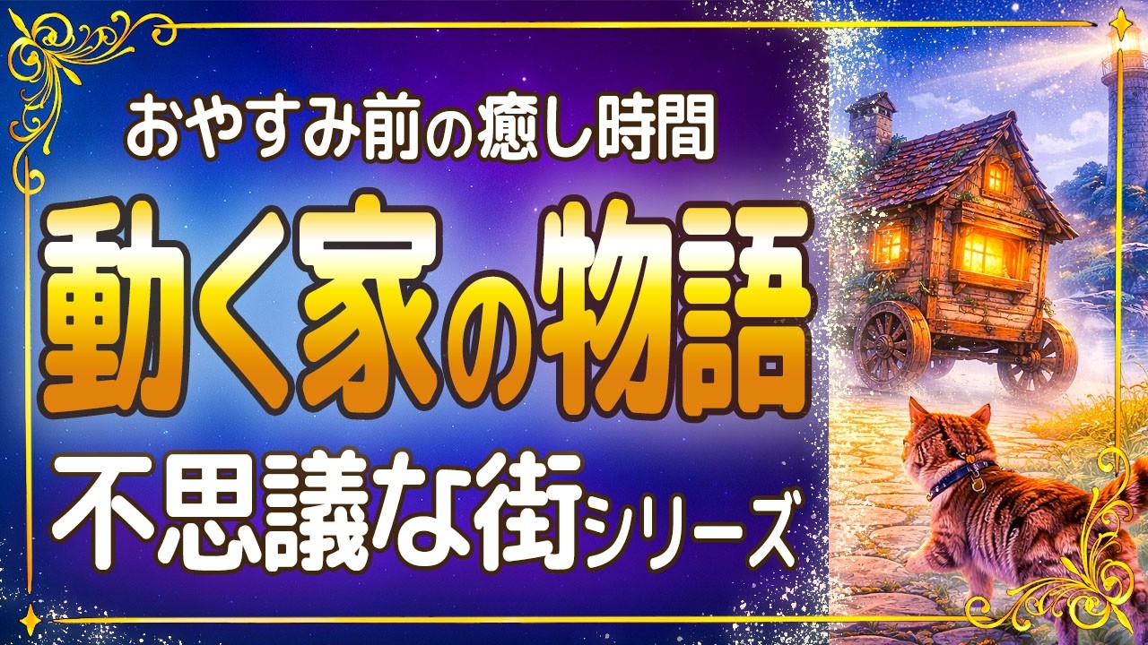 【朗読】ほっこりとした物語｜家が動く不思議な街