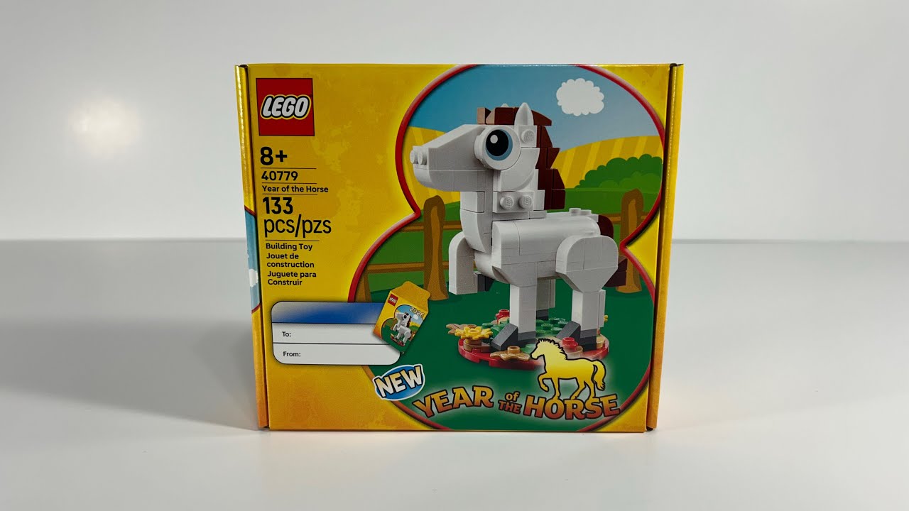 LEGO Seasonal Year Of The Horse Speed Build Review 40779