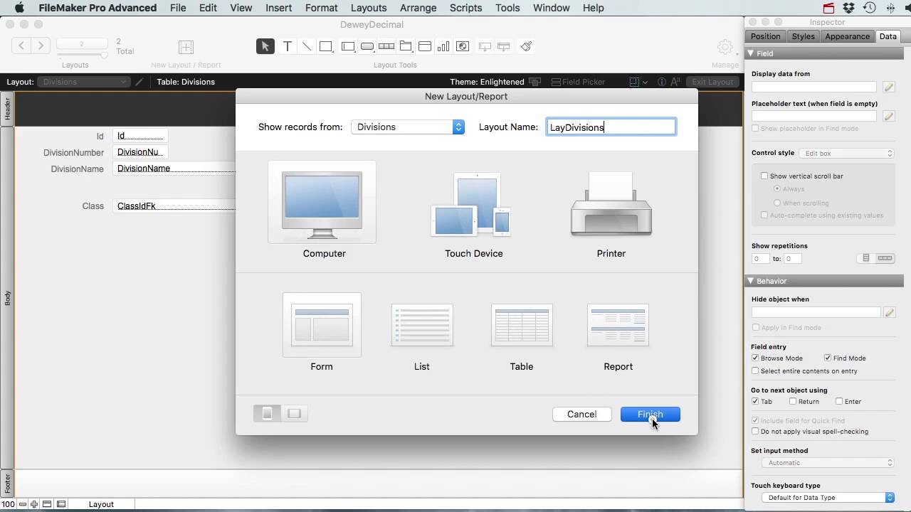Filemaker Pro - Multiple Levels of dropdowns