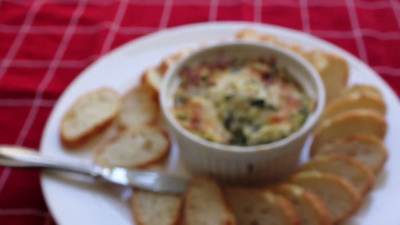Spinach Artichoke Dip Recipe - Hot Spinach and Artichoke Super Bowl Dip