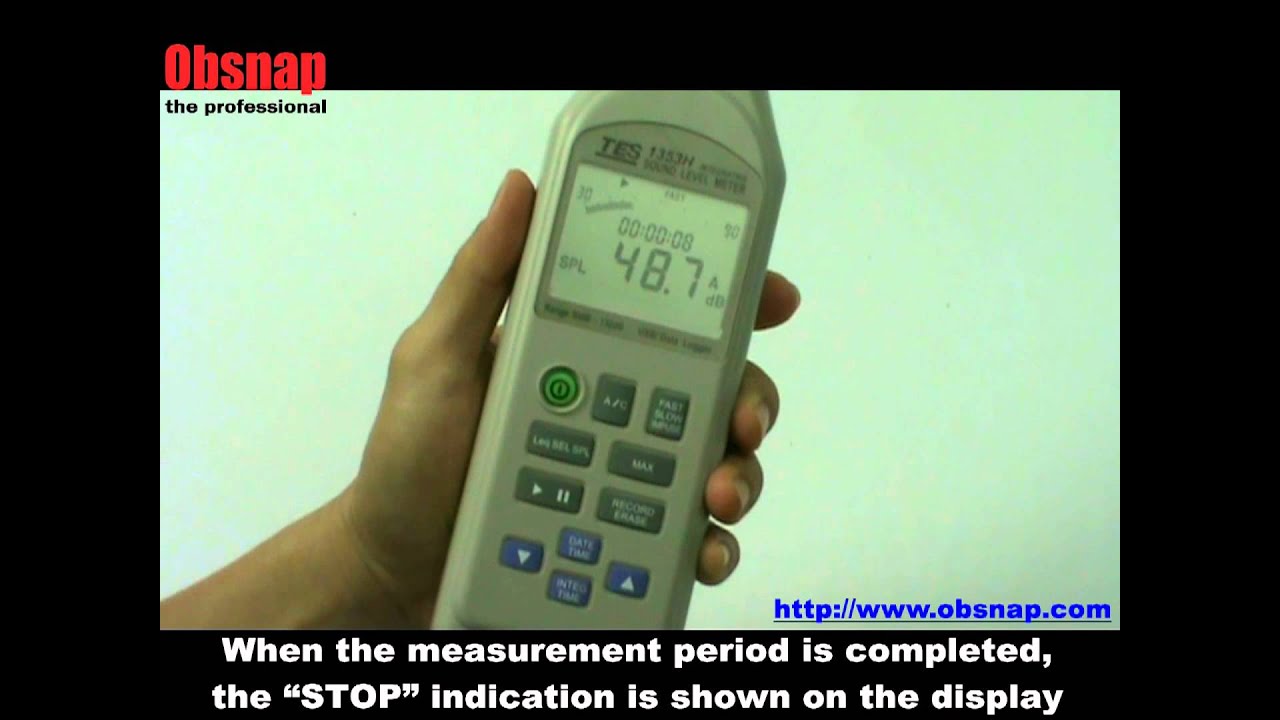 Digital Sound Level Meter TES1353H at Obsnap Instruments
