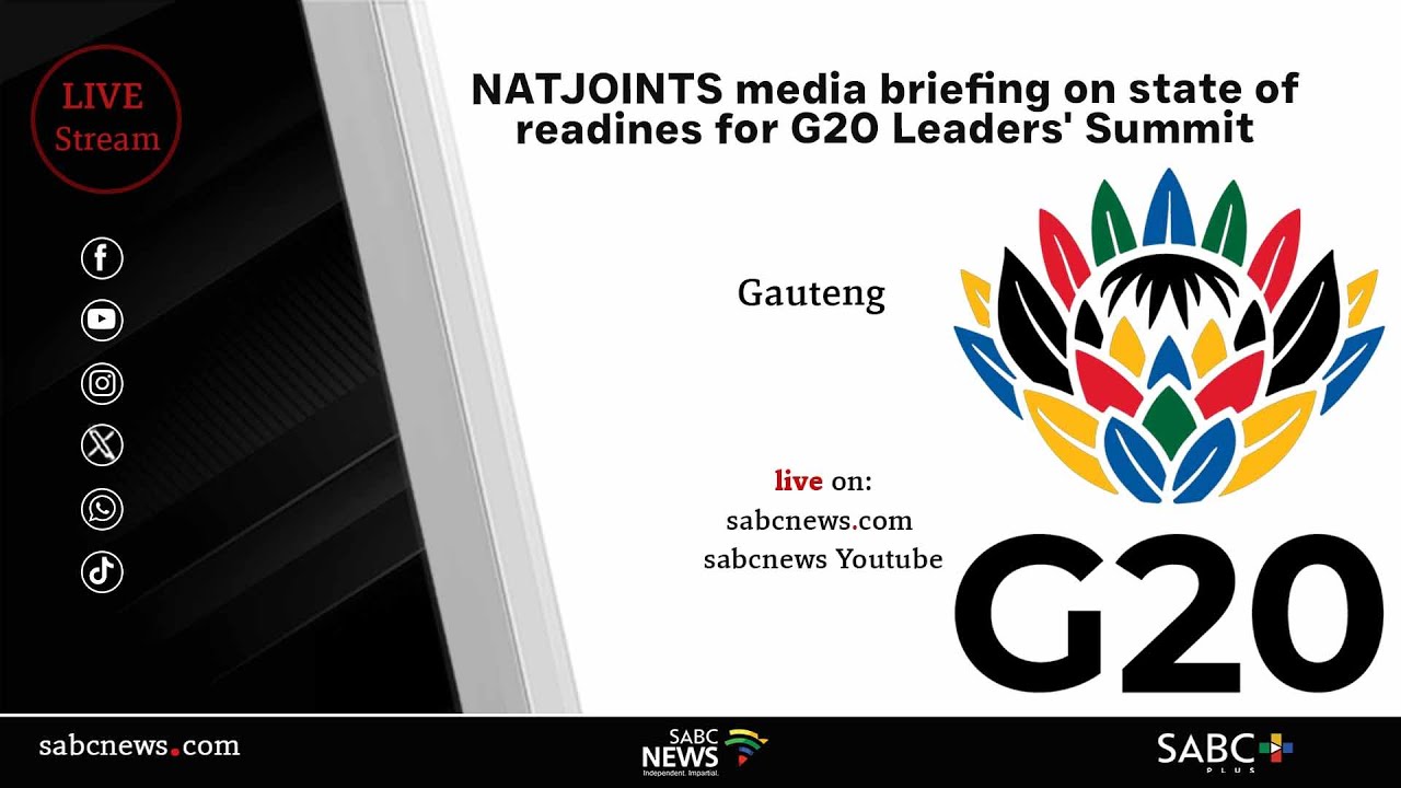 NATJOINTS media briefing on state of readines for G20 Leaders' Summit