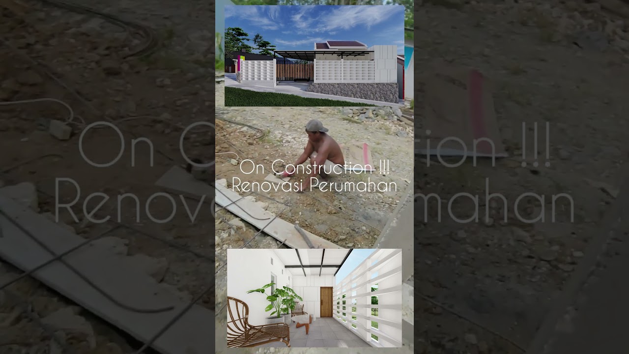 on construction #desainrenovasirumah #arsitekdesainrumah #arsitekturrumah #architecture