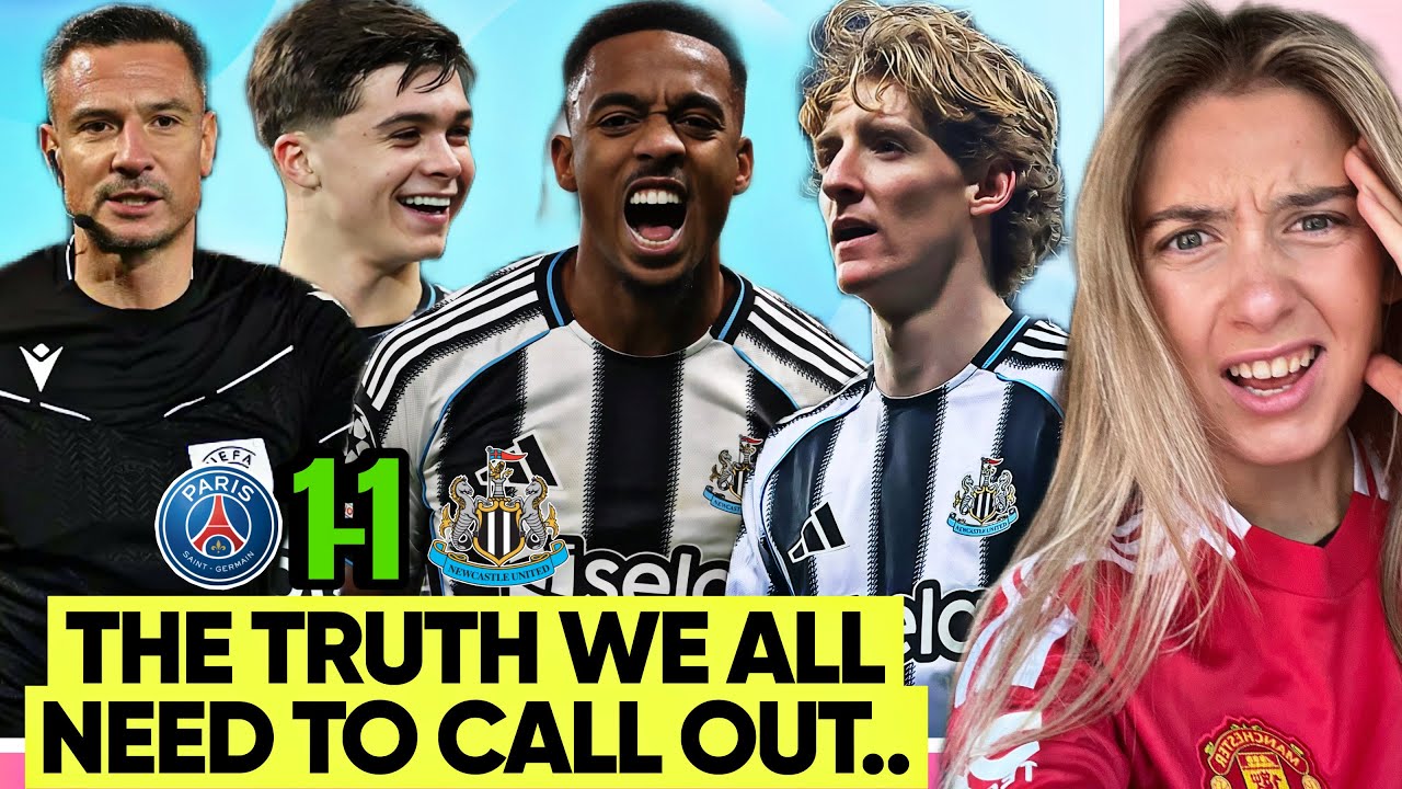 Newcastle Shocked Me vs PSG & The Ref Did Them Dirty! 1-1 UCL Reaction!
