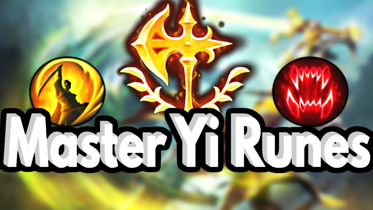 Master Yi Runes  Season 10