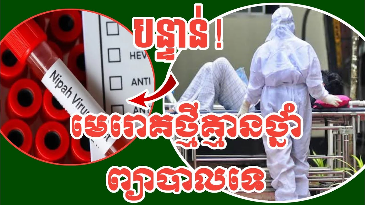 បន្ទាន់!! មេរោគកាចសាវ គ្មានថ្នាំព្យាបាល អាចស្លាប់ប្រហែល៧០ភាគរយ នៅឥណ្ឌា @VaAnnTV26 #Nipah #India