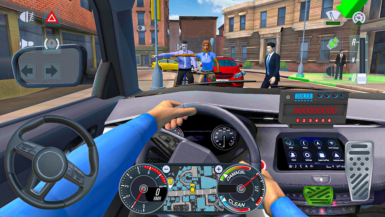 City Taxi Driving Simulator: Cadillac XT4 Luxury Taxi Driving Challenge - car game android gameplay