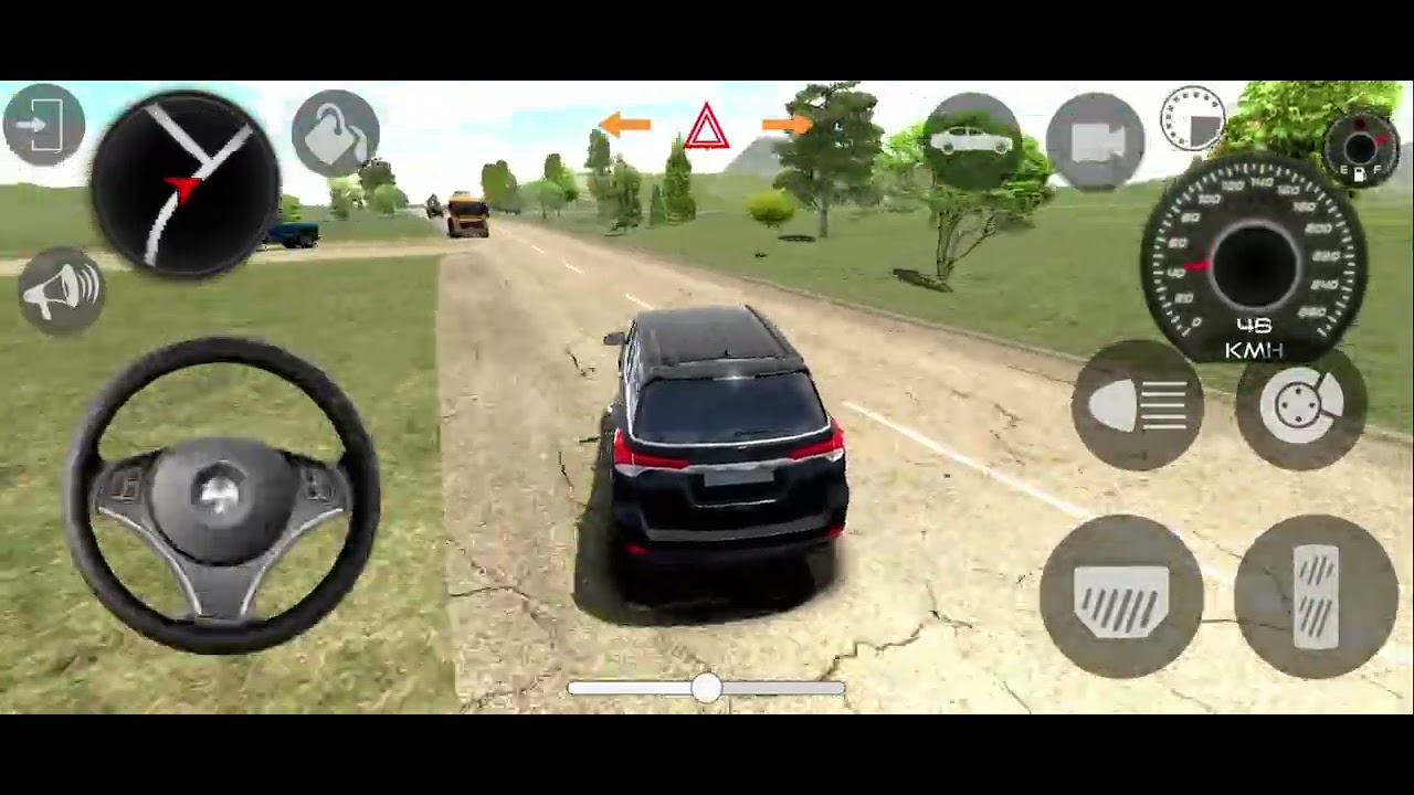 New Indian Cars: 4x4 Toyota Fortuner Car Driving in Village Gadi Wala Game - Car Driving game. 