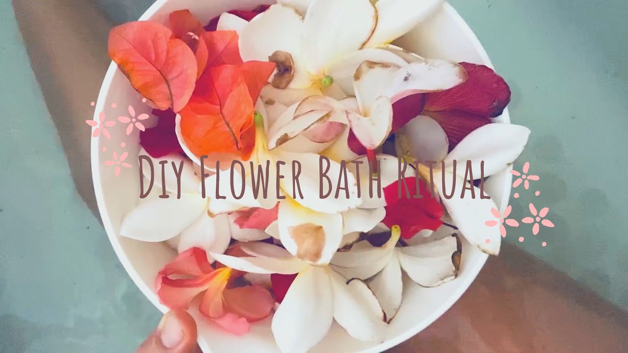DIY Calming Flower Bath Ritual 🌸