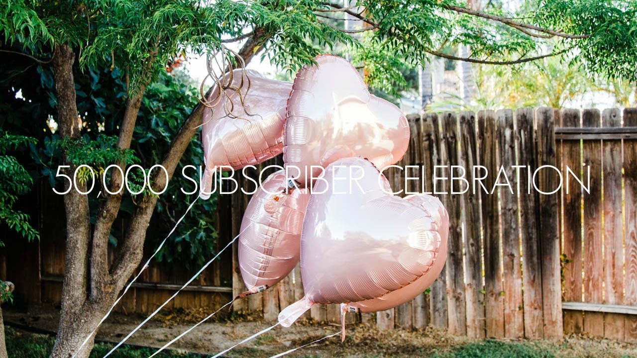 RACHELLE AND JUSTIN &bull; 50,000 SUBSCRIBERS CELEBRATION!