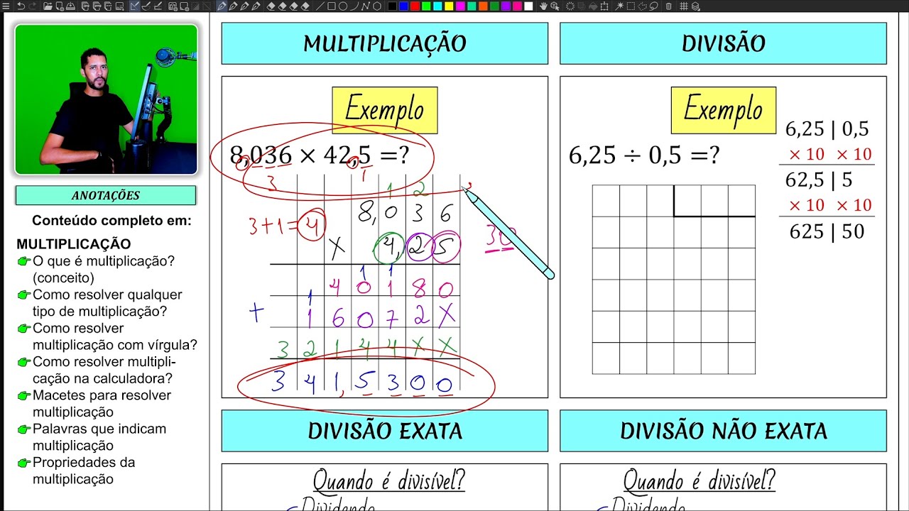 Multiplicação | Dúvidas Específicas