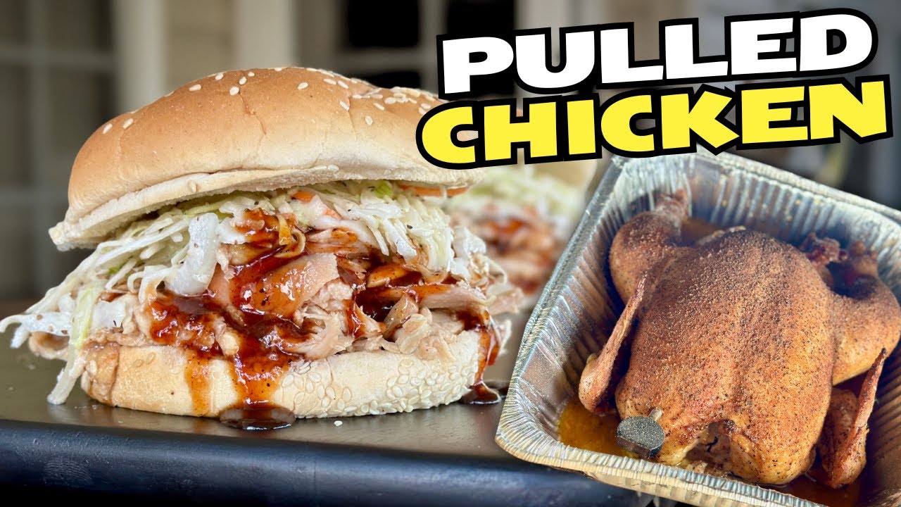 Smoked Pulled Chicken on the Pellet Grill - AWESOME Method for JUICY Pulled CHICKEN!