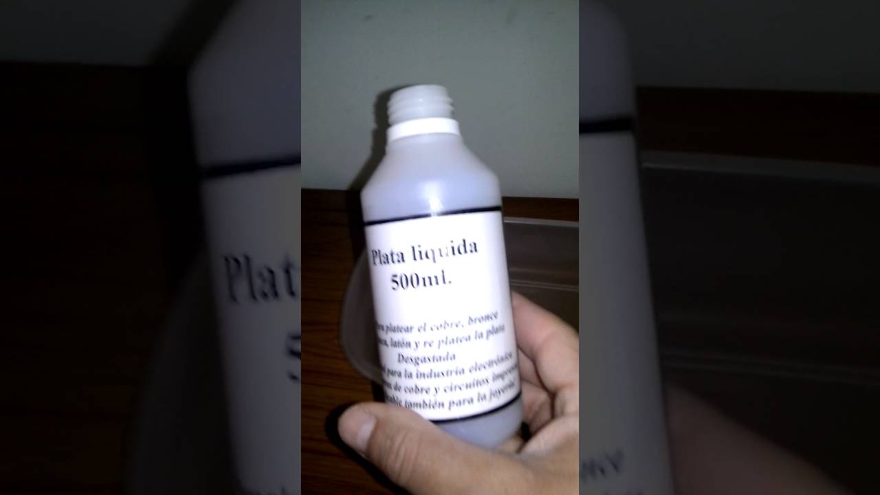 Plata liquida instantánea para barras de cobre y para la joyería