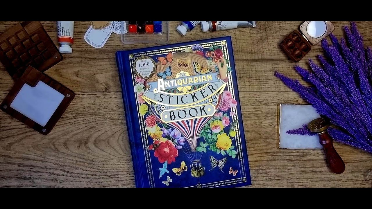 The Antiquarian Sticker Book: Over 1,000 Exquisite Victorian Stickers by Odd Dot