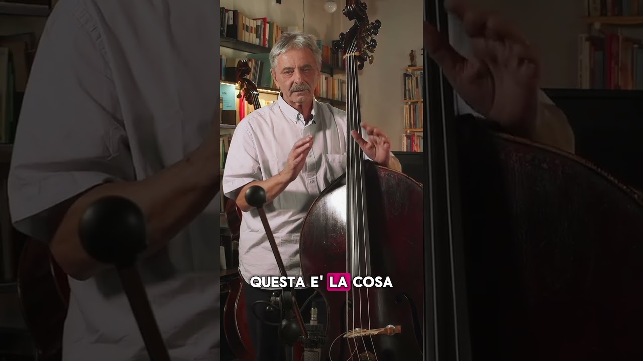 La POSTURA corretta sul CONTRABBASSO 🎻 con Ares Tavolazzi #lezionidicontrabbasso