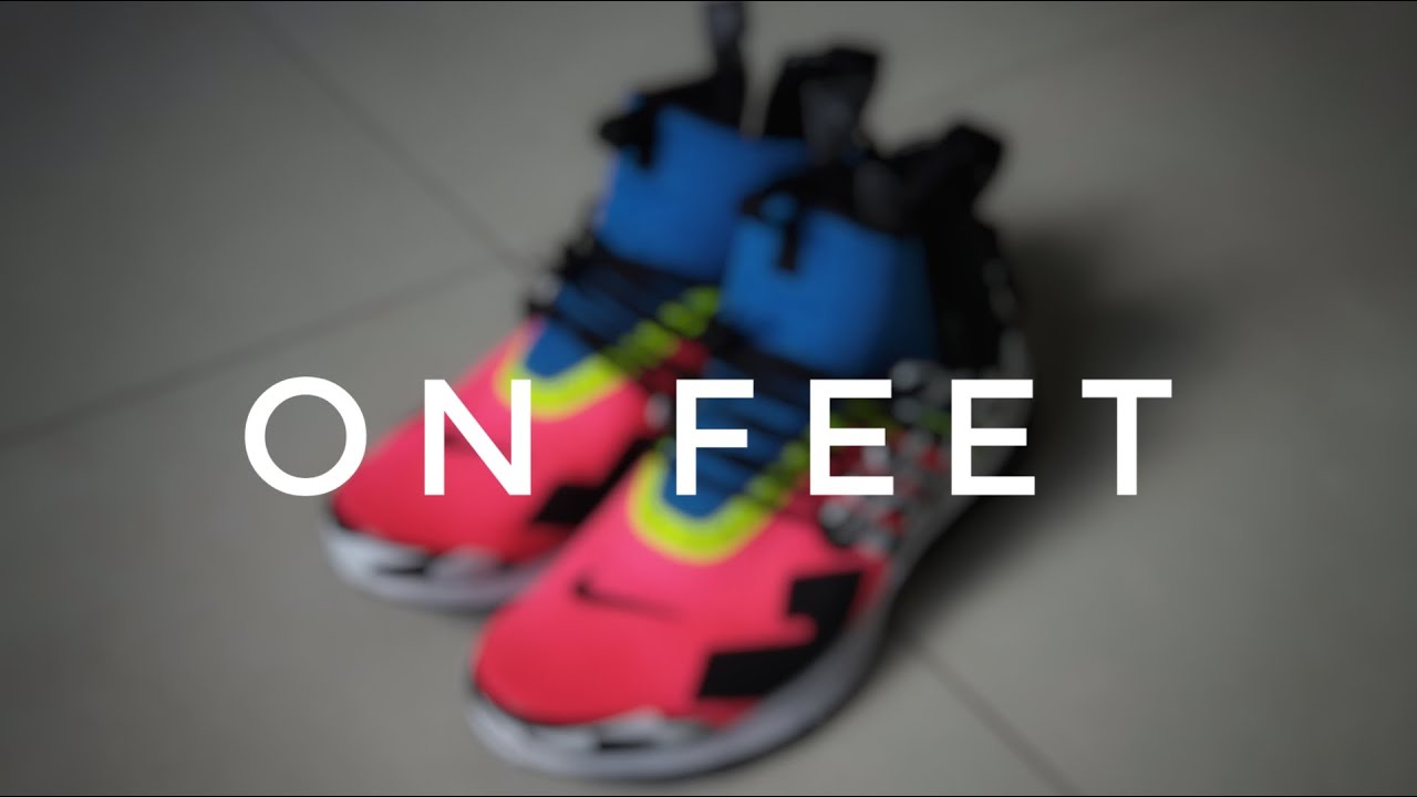 ON FEET: Nike Air Presto Mid Acronym Racer Pink