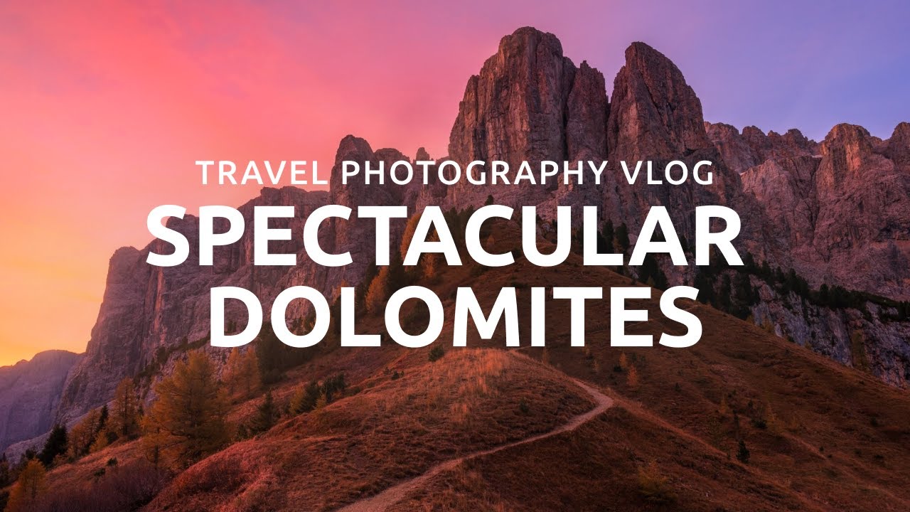 Фотография в Доломитовых Альпах 🇮🇹 Видеоблог о путешествиях
