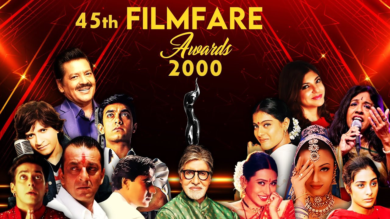 Filmfare Awards 2000 | 45th Edition | फिल्मफेयर अवार्ड 45वां संस्करण - Sanjay Dutt, Aishwarya, Udit