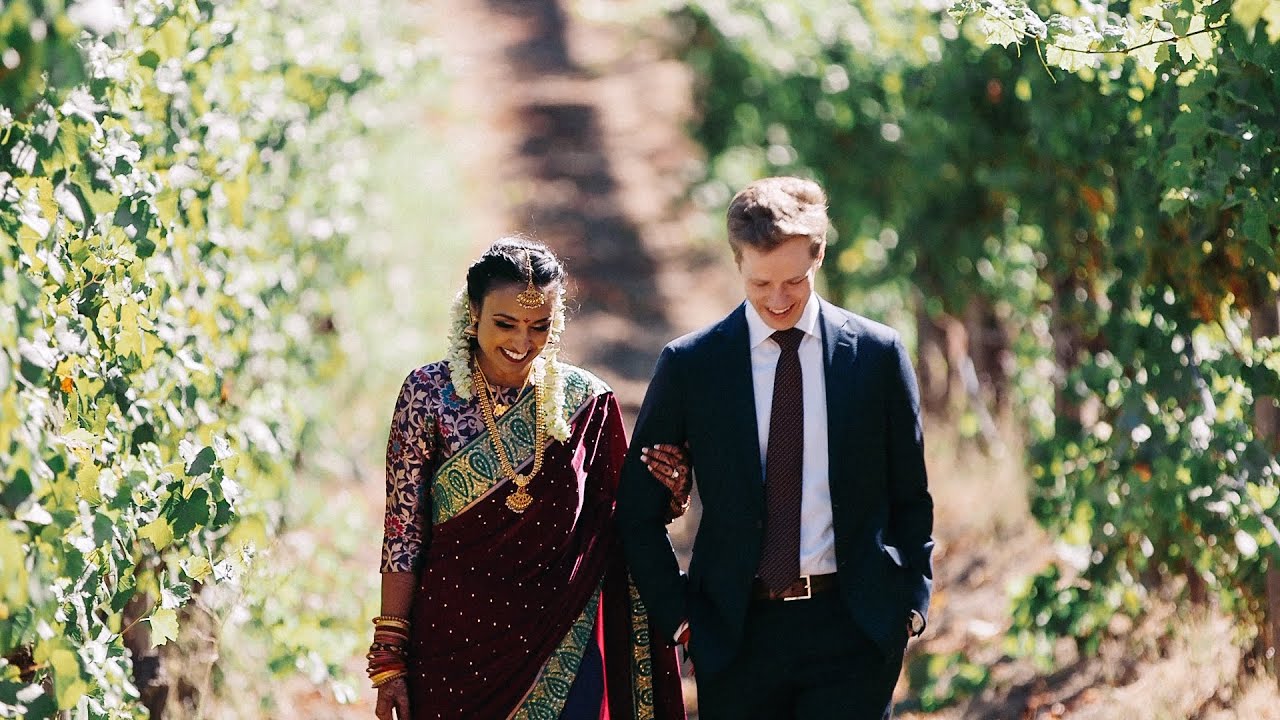Nina & Mark's South Asian Wedding - Thomas Fogarty Winery