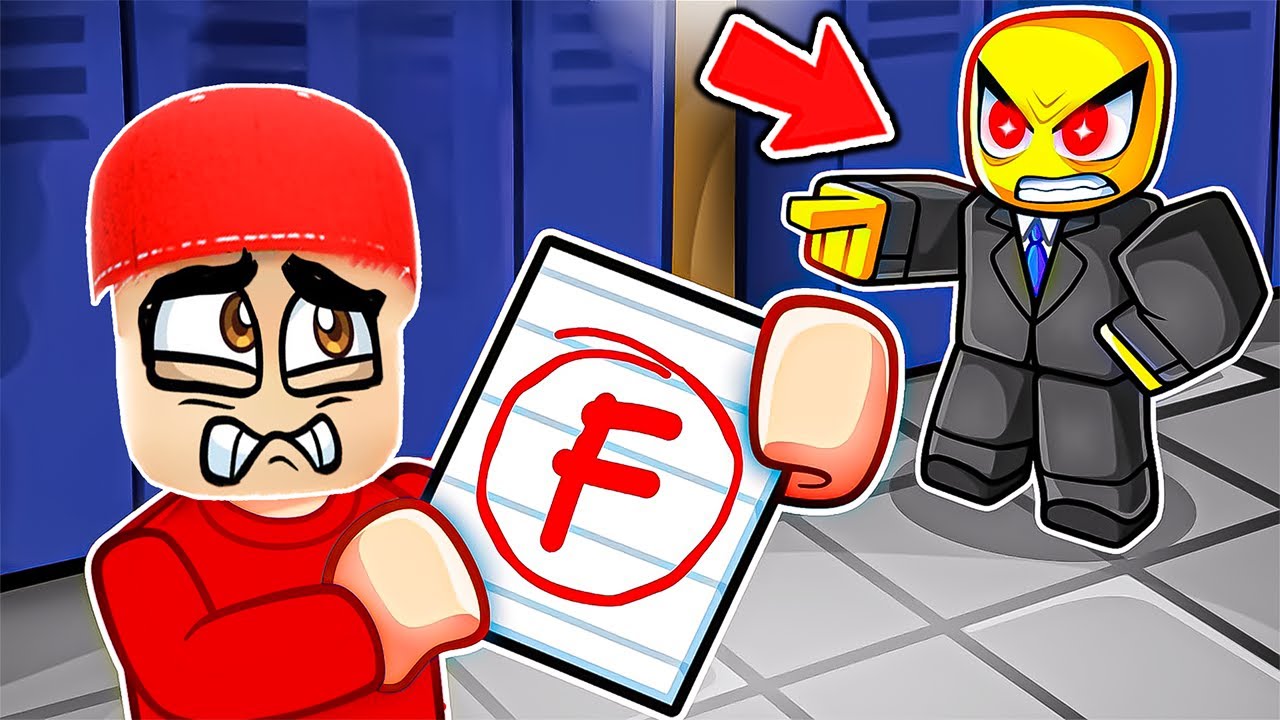 المدرس الشرير حبسهم في المدرسة😱🔥!! ROBLOX