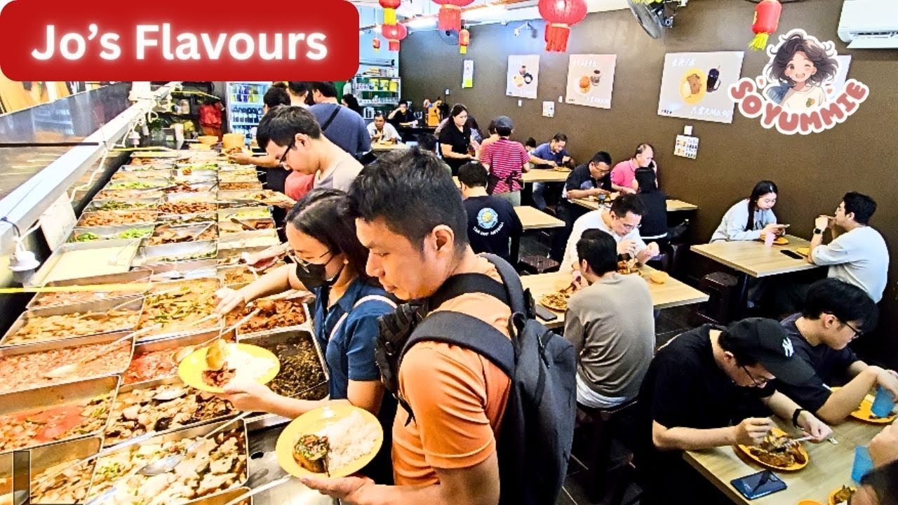 Unbelievable! $2.4 Take As Many As You WANT Chinese Mix Rice! - Malaysia Street Food