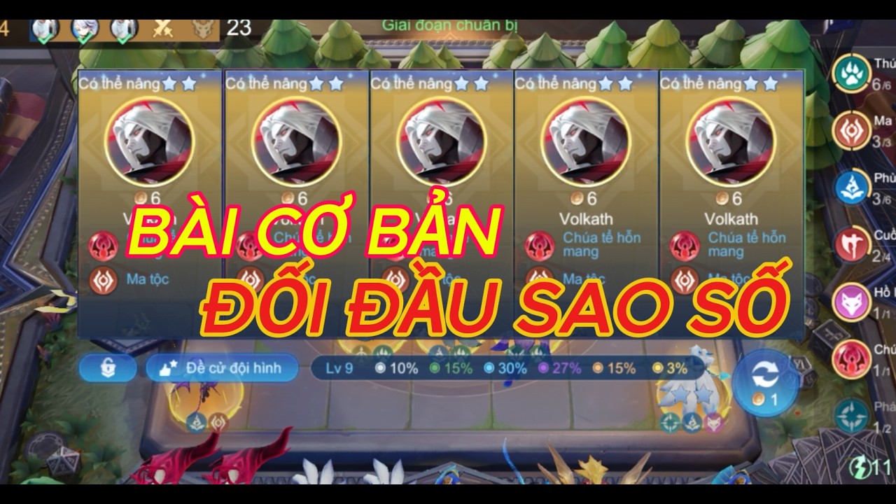 BÀI CƠ BẢN ĐỐI ĐẦU VỚI ĐỘI HÌNH SAO SỐ BÊN THÚ NHÂN VÀ CÁI KẾT ? | ĐỘI HÌNH MẠNH NHẤT | CỜ LIÊN QUÂN