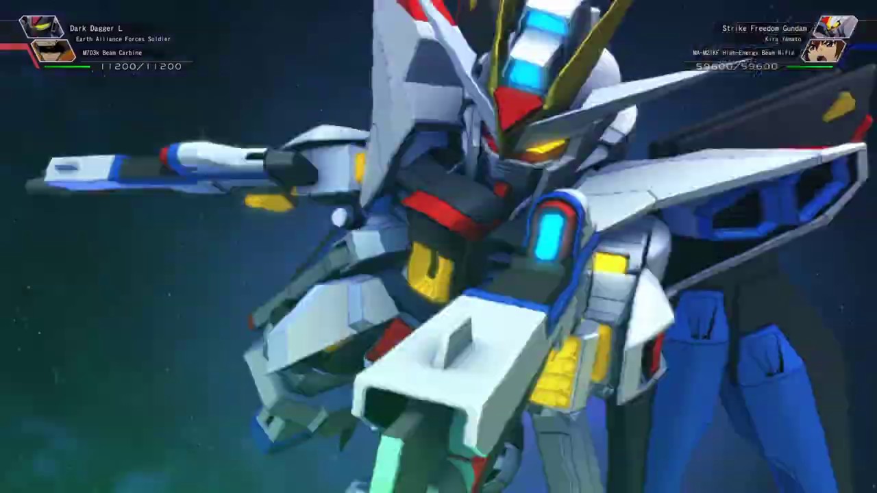 SD Gundam G-Generation Cross Rays - Strike Freedom Gundam All Animations