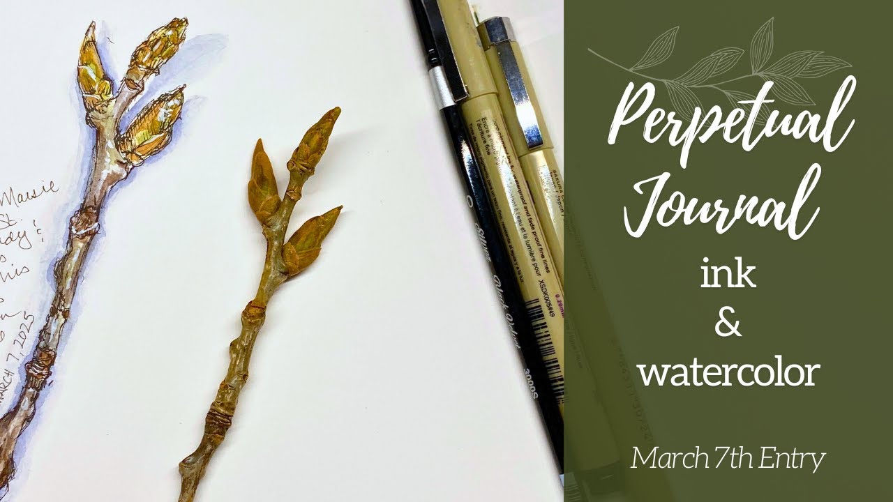 Perpetual Journal Ink and Watercolor