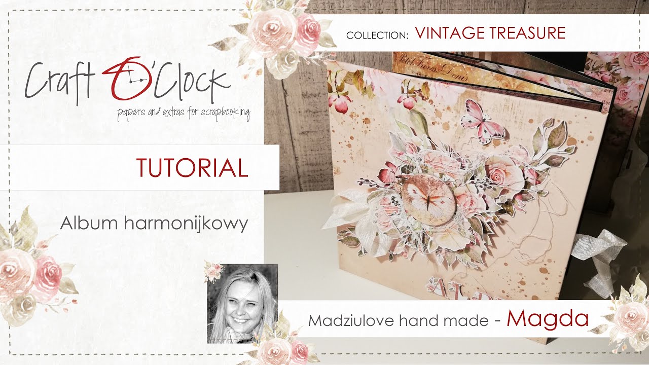 Tutorial- Album harmonijkowy- Vintage Treasure
