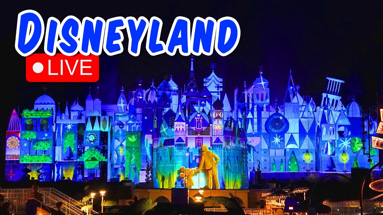 🔴 LIVE – Disneyland  |  Parade + 7 Rides!