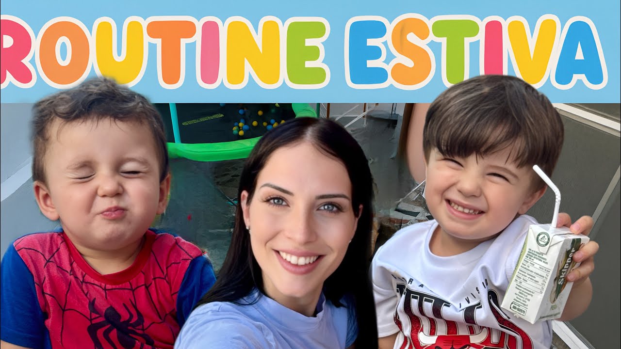 ROUTINE ESTIVA 2025!😍🔥 MAMMA sola con DUE BAMBINI!