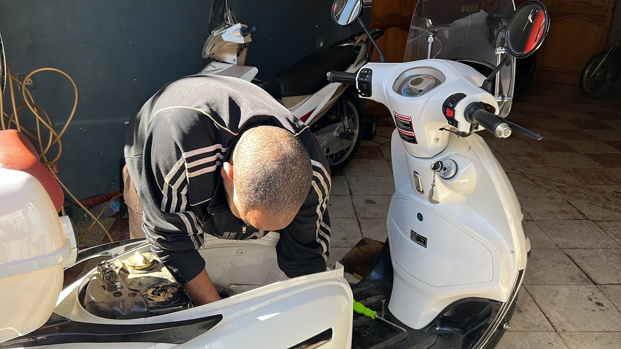 حل مشكل فشل الدراجة النارية scoter