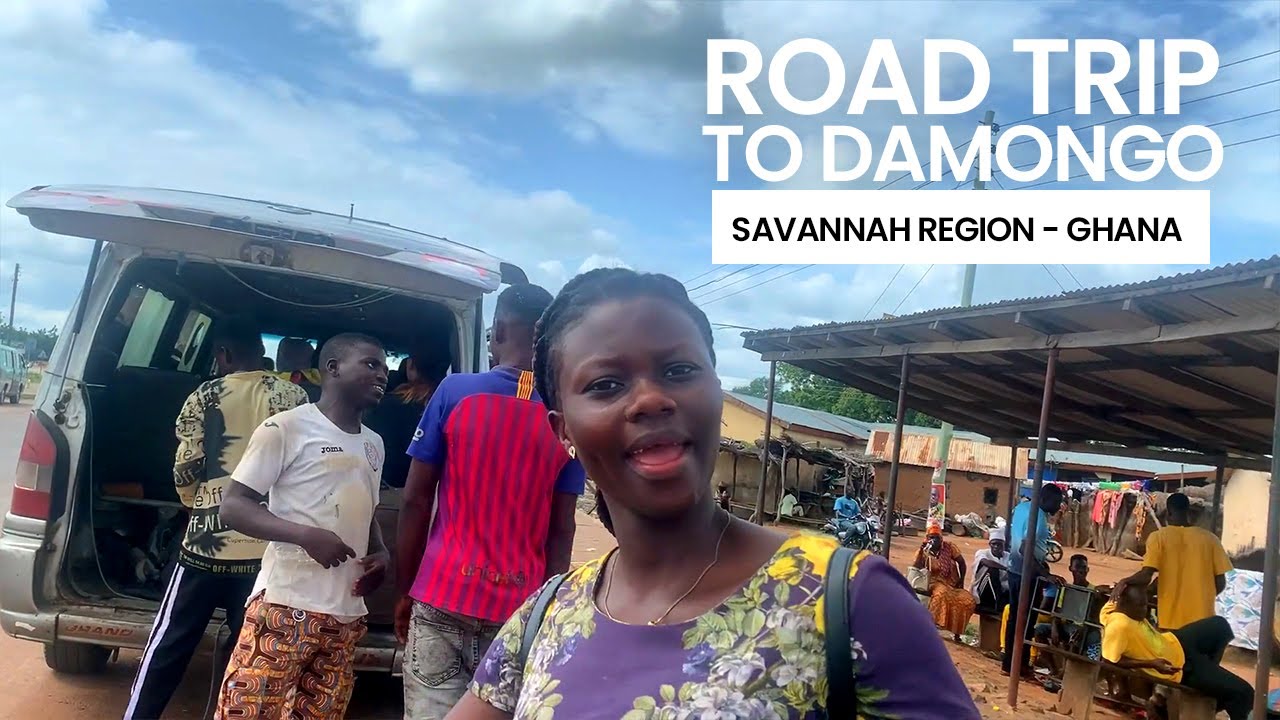 Let's Go To The SAVANNAH REGION OF GHANA - Road Trip From TECHIMAN TO DAMONGO