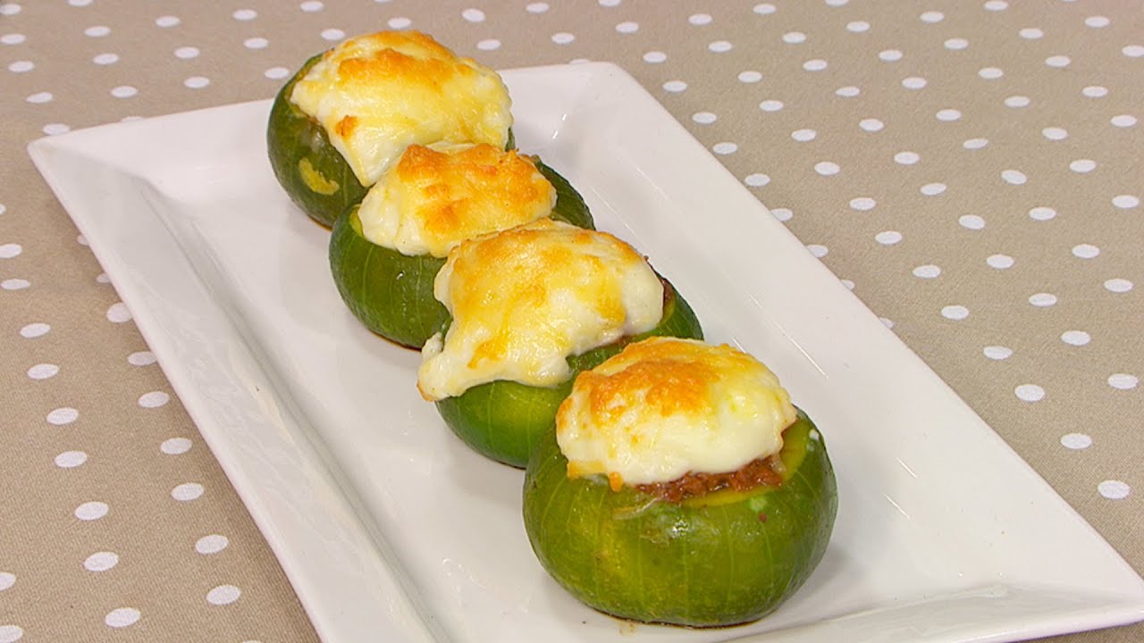 Zapallitos rellenos de carne