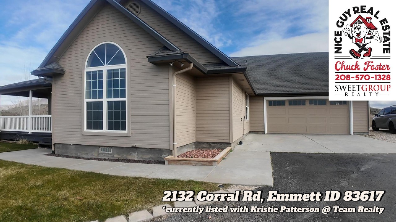 Nice Guy Real Estate (Chuck Foster) - Video tour of 2132 Corral Rd, Emmett, ID (03/09/26)