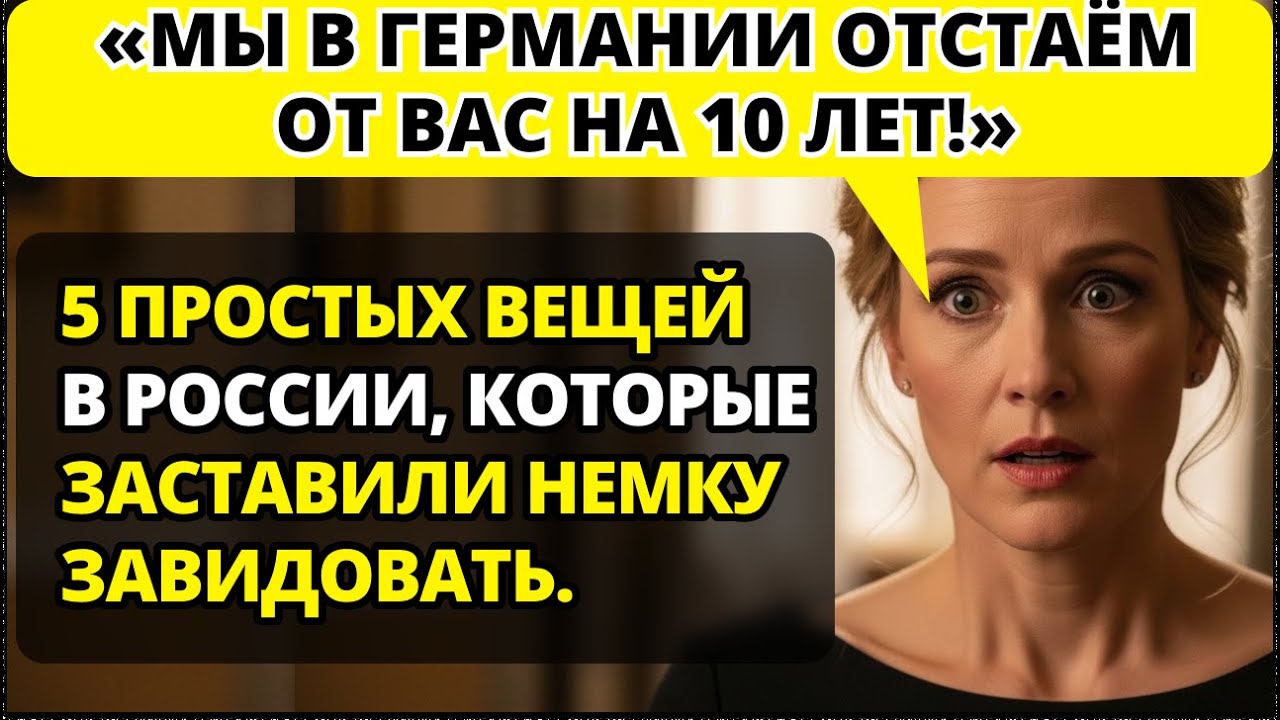 Немка приехала в Россию и ПОТЕРЯЛА ДАР РЕЧИ от этих 5  вещей.