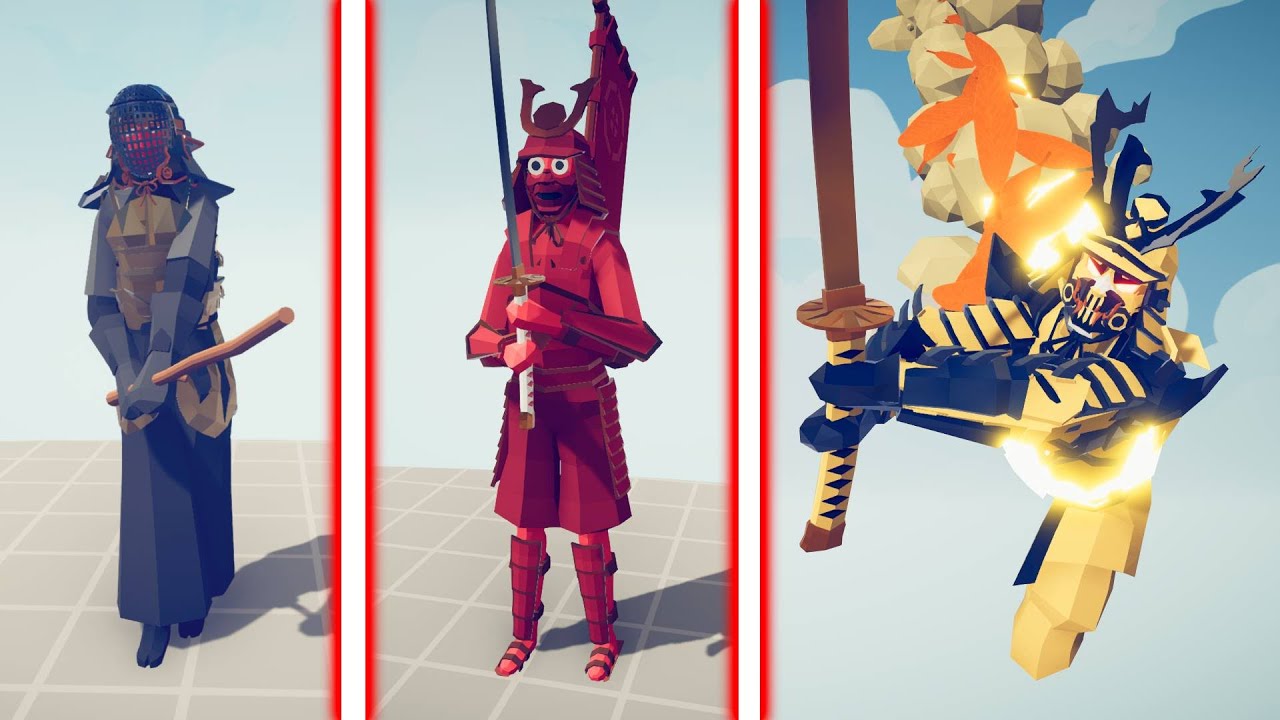 EVOLUTION OF SAMURAI | Totally Accurate Battle Simulator TABS