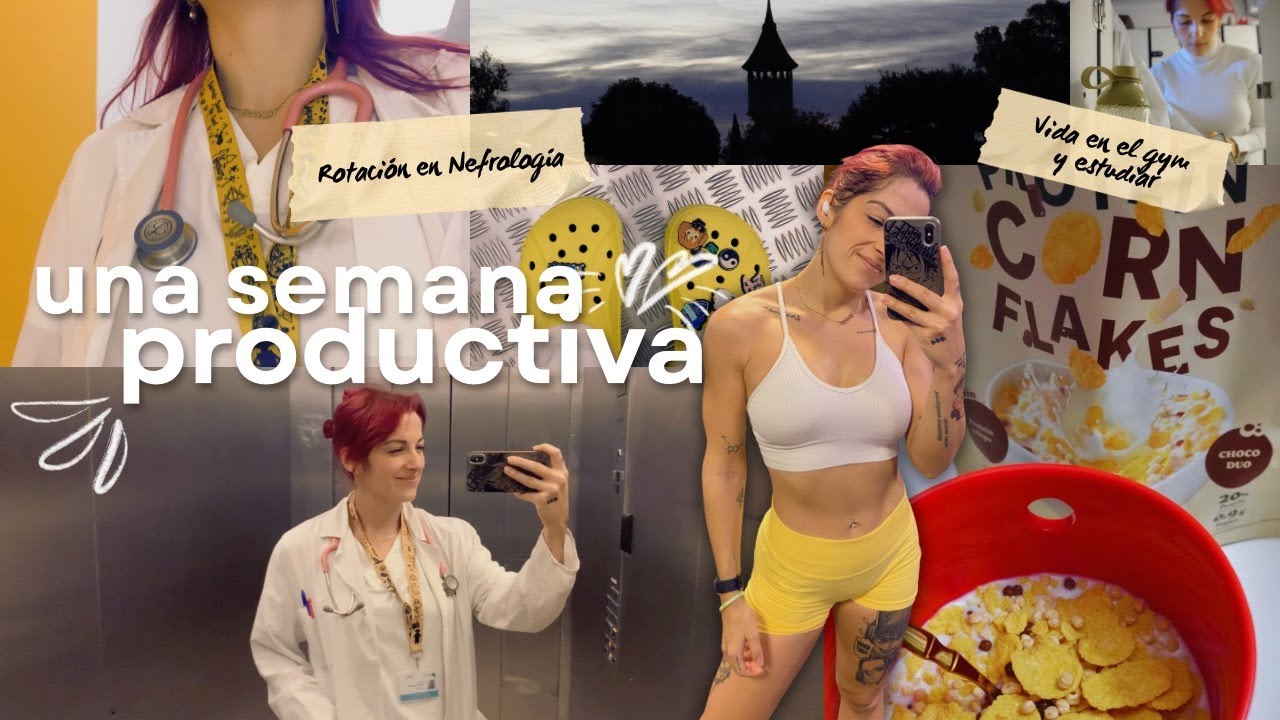 UNA SEMANA CONMIGO: pr&aacute;cticas de Medicina, trabajo y gym | study vlog