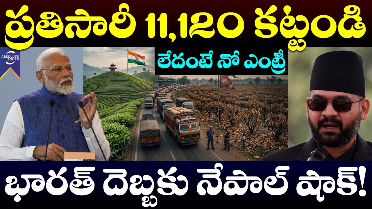 India Slams Nepal's Customs Hike | Modi&rsquo;s 'TEA' Weapon Shakes Balendra Shah! | Absolute South
