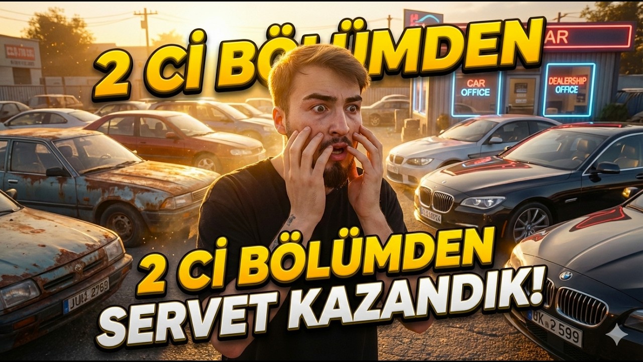 ARABA TİCARETİYLE ZENGİN OLDUM! 💵 100K MİLADI | Car Dealer Simulator 2 Bölüm
