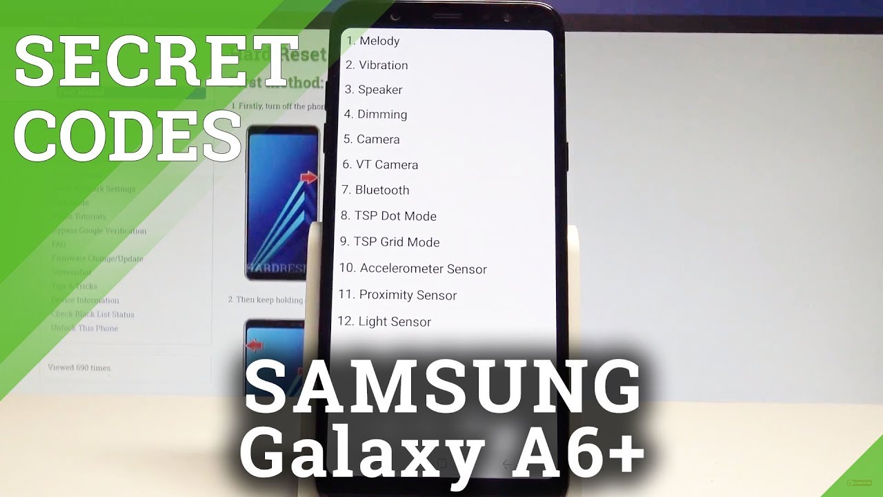 Секретные коды SAMSUNG Galaxy A6+ - Скрытый режим / Хитрости и советы / Расширенные опции