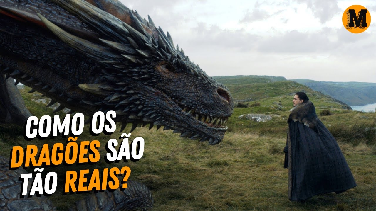 COMO FIZERAM OS DRAGÕES DE GAME OF THRONES?