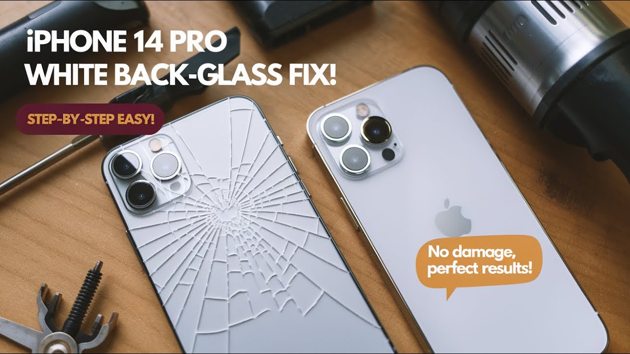 &laquo;Замена белого заднего стекла на iPhone 14 Pro | Простое пошаговое руководство по ремонту&raquo;