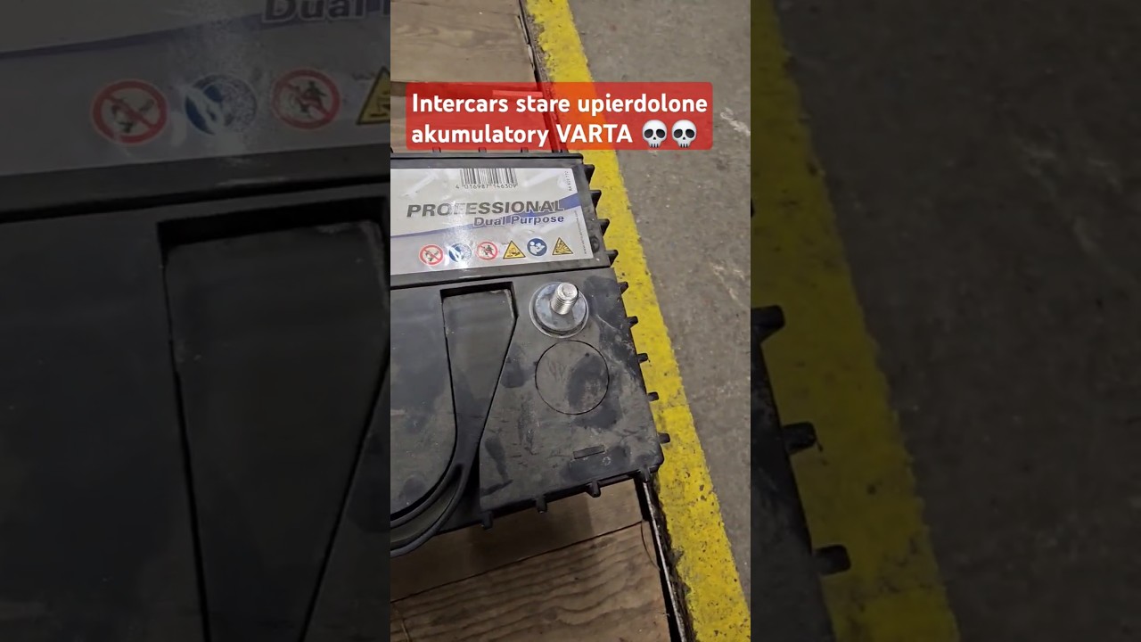 Stare upierdolone akumulatory VARTA od Inter Cars #shorts