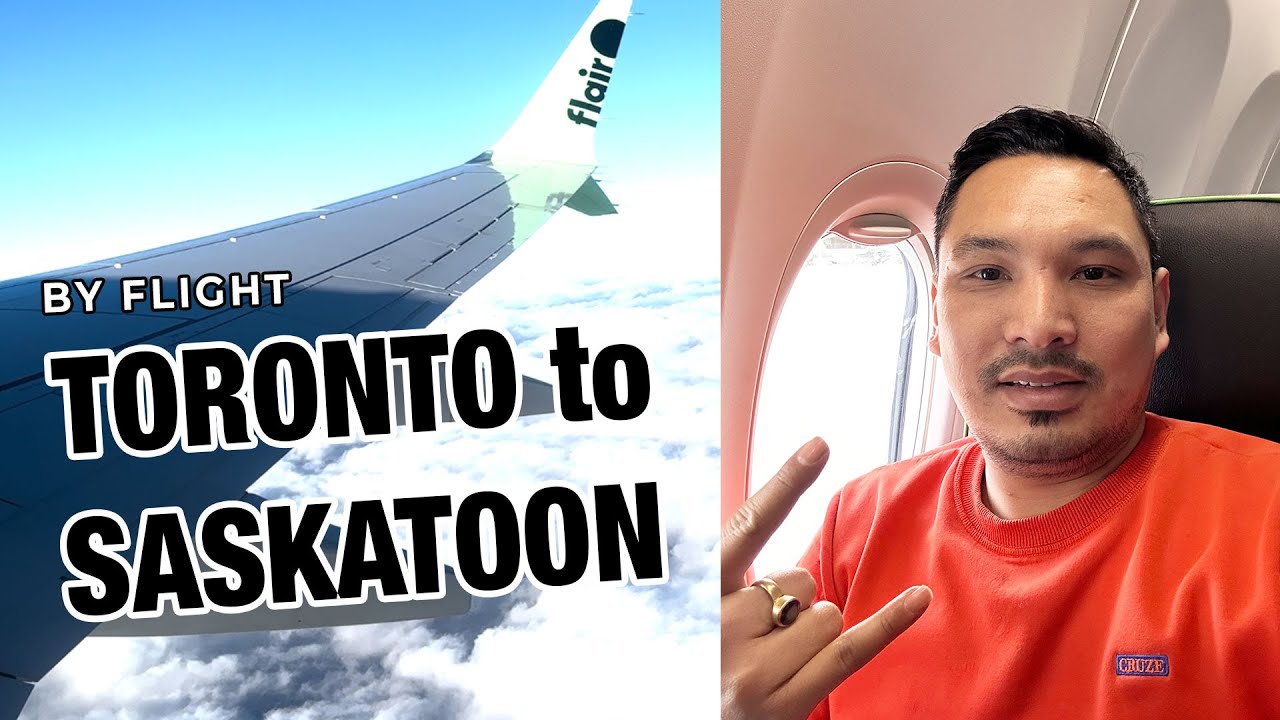 Exciting flight journey from Toronto to Saskatoon